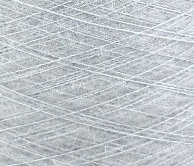 Royal Kid Silk Nm 9000 – Filato Super Kid Mohair e seta col. Grigio perla chiaro | Zimpfer Wolle Selezione